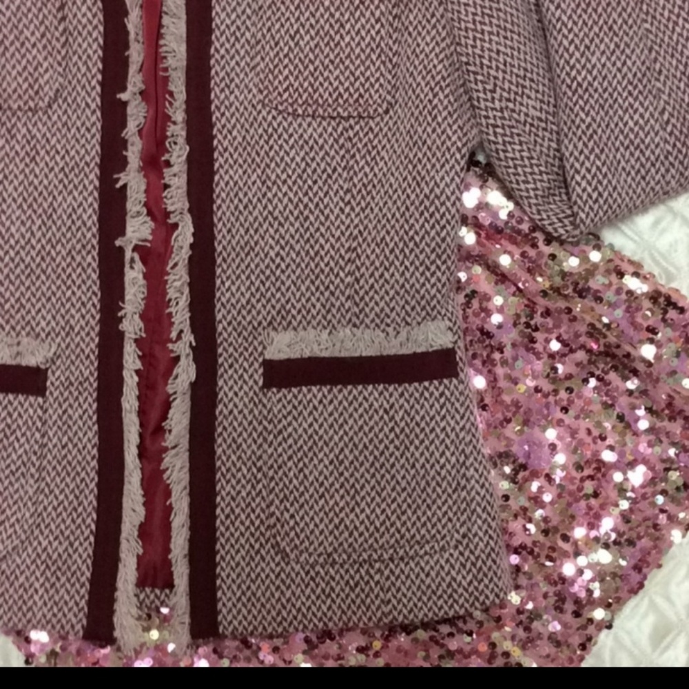 Cynthia Rowley Fringe trim Blazer - Picture 2 of 6